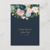 Rustige Waterverf marinescheepvaart - goudbloedige Informatiekaartje (Achterkant)