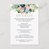 Rustige Waterverf marinescheepvaart - goudbloedige Informatiekaartje (Voorkant)