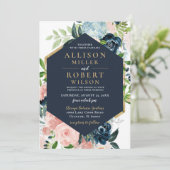 Rustige Waterverf marinescheepvaart - goudbloedige Kaart (Staand voorkant)