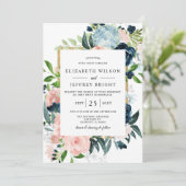 Rustige Waterverf marinescheepvaart - goudbloedige Kaart (Staand voorkant)