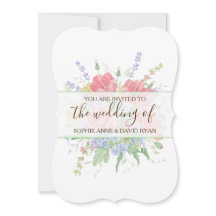 Rustige Waterverf Meadow Wilde Flowers Weddenschap