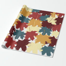 Rustige Waterverf najaar Herfst Leaves Cadeaupapier