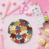 Rustige Waterverf najaar Herfst Leaves Papieren Bordje (Feest)