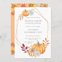 Rustige Waterverf Oranje pompoenen