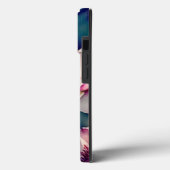 Rustige Waterverf Paars en witte bloemen Case-Mate iPhone Case (Achterkant / Links)