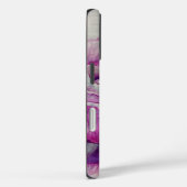 Rustige Waterverf Paars Roos Monogram  Case-Mate iPhone Case (Achterkant / Rechts)