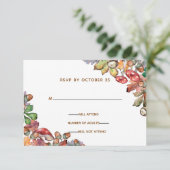 Rustige Waterverf paddenstoelen vieren het huwelij Kaart (Staand voorkant)