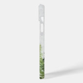 Rustige Waterverf Pijnbos op getextureerd hout Case-Mate iPhone Case (Achterkant / Links)