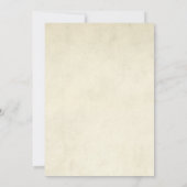 Rustige Waterverf Pine Forest Rehearsal Dinner Kaart (Achterkant)