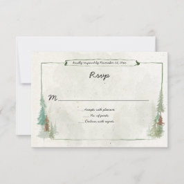 Rustige Waterverf Pine Forest RSVP