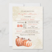 Rustige waterverf pompoenen Herfst Vrijgezellenfee Kaart (Voorkant)