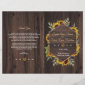 Rustige Waterverf - Programma voor zonnebloemen - (Voorkant)