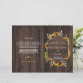 Rustige Waterverf - Programma voor zonnebloemen - (Staand voorkant)