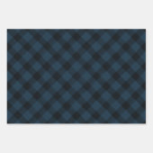 Rustige Waterverf Pset Pattern Red Green & Navy Inpakpapier Vel (Voorkant 3)