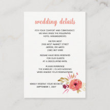 Rustige Waterverf Roze en Paarse Floral Wedding