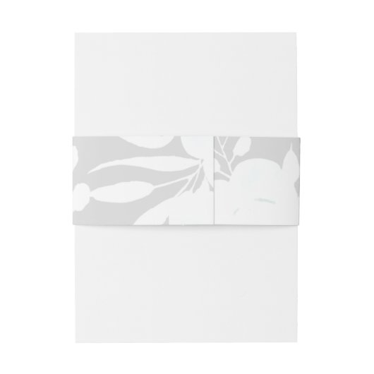 Rustige Waterverf Roze Floral Wedding Uitnodigingen Wikkel (Achterkant Voorbeeld)