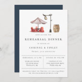 Rustige Waterverf Scene Rehearsal Aankondiging (Voorkant / Achterkant)