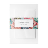 Rustige Waterverf Seashells Starfish Beach Wedding Uitnodigingen Wikkel (Voorkant Voorbeeld)