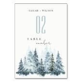 Rustige Waterverf sneeuwwinterdenweddenschap Kaart (Achterkant)