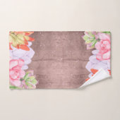 Rustige Waterverf Succulenten Bad Handdoek (Handdoek)