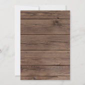 Rustige Waterverf Sunflower Wood Weddenschap Kaart (Achterkant)