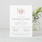 Rustige Waterverf Tabel instelling repetitief dine Aankondiging (Staand voorkant)