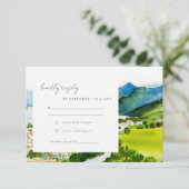 Rustige Waterverf van het Bodenmeer Informatiekaartje (Staand voorkant)