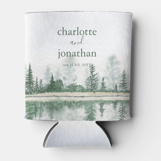 Rustige Waterverf van het gebergte Blikjeskoeler (Voorkant)