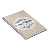 Rustige Waterverf van hout en Bohemen Notitieboek (Rechterzijde)