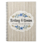 Rustige Waterverf van hout en Bohemen Notitieboek (Voorkant)