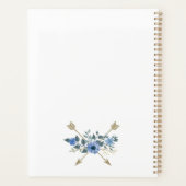 Rustige Waterverf van hout en Bohemen Planner (Achterkant)