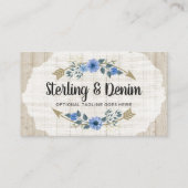 Rustige Waterverf van hout en Bohemen Visitekaartje (Voorkant)