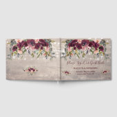 Rustige Waterverf van hout Gastenboek (Volledig)