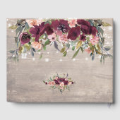 Rustige Waterverf van hout Gastenboek (Achterkant)