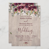 Rustige Waterverf van hout Kaart (Voorkant / Achterkant)