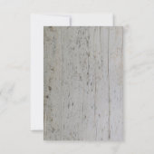 Rustige waterverf verlaat hout Dank je bruiloft Kaart (Achterkant)