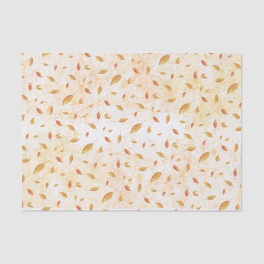 Rustige Waterverf verliest Herfst Tissuepapier (Voorkant)