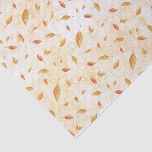 Rustige Waterverf verliest Herfst Tissuepapier (Detail)