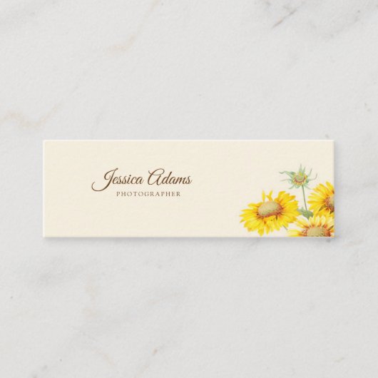 Rustige Waterverf Visitekaartje (Voorkant)