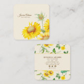 Rustige Waterverf Visitekaartje (Voorkant / Achterkant)