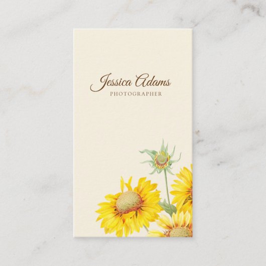 Rustige Waterverf Visitekaartje (Voorkant)