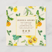 Rustige Waterverf Visitekaartje (Achterkant)