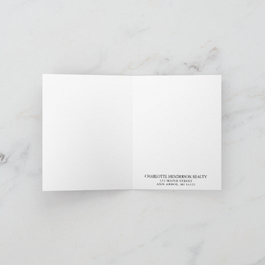 Rustige Waterverf vogels en vogelhuis Bedankkaart (Binnen)