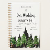 Rustige Waterverf Wedding Planner (Voorkant)