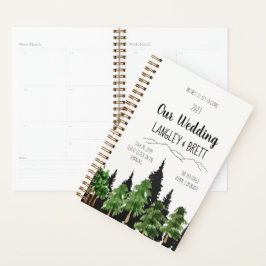 Rustige Waterverf Wedding Planner