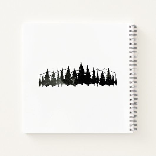 Rustige Waterverf Wedding Planner Notitieboek (Achterkant)