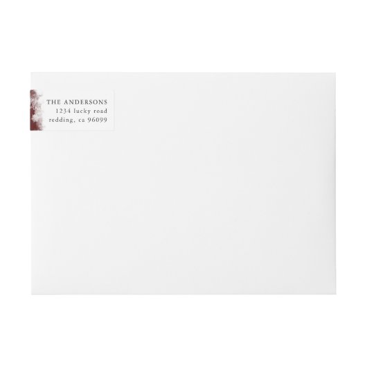 rustige waterverf welkome kerstvakantie (Voorkant)