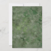 Rustige Waterverf Woodland kerstfeest Kaart (Achterkant)