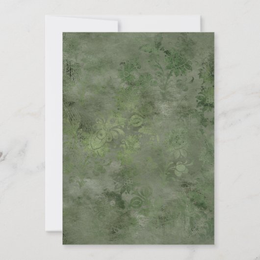 Rustige Waterverf Woodland kerstfeest Kaart (Achterkant)