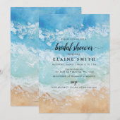 Rustige Waterverf Zee Beach Vrijgezellenfeest Kaart (Voorkant / Achterkant)